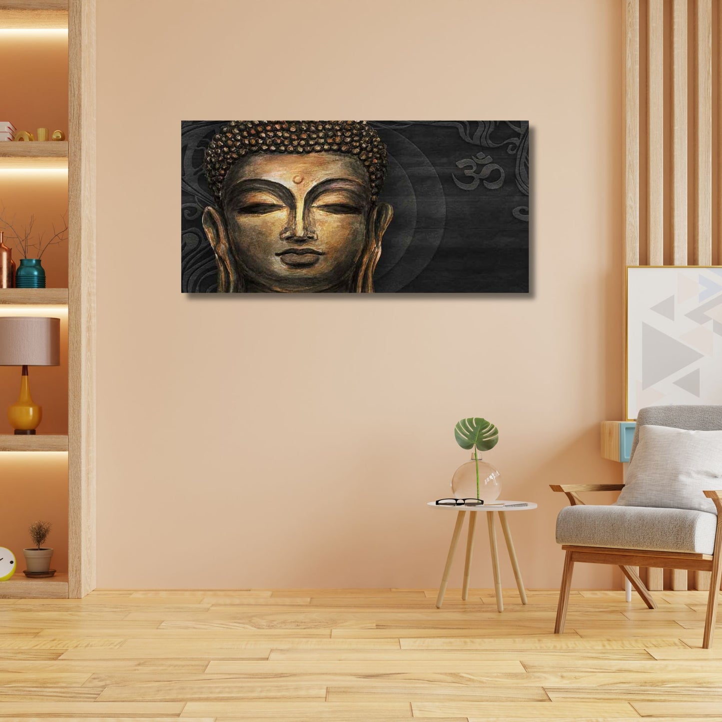 Radiant Mind buddha Canvas Wall Painting