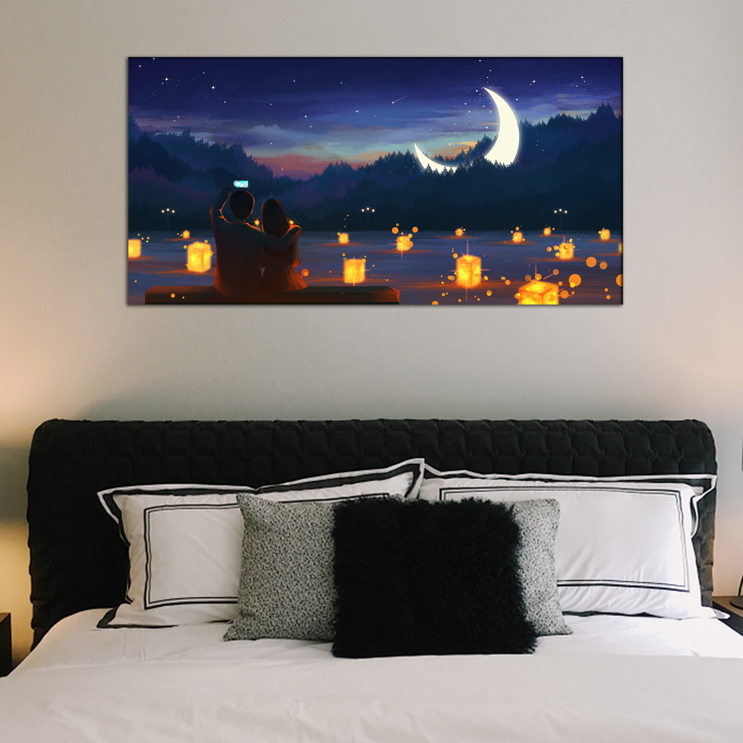Couple Canvas Print Wall Painting