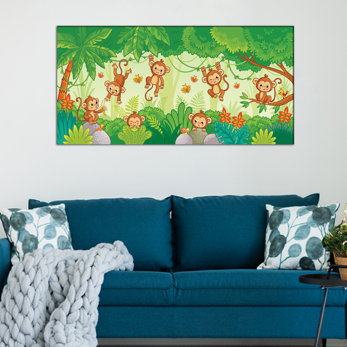 Monkey Canvas Print Wall Painting