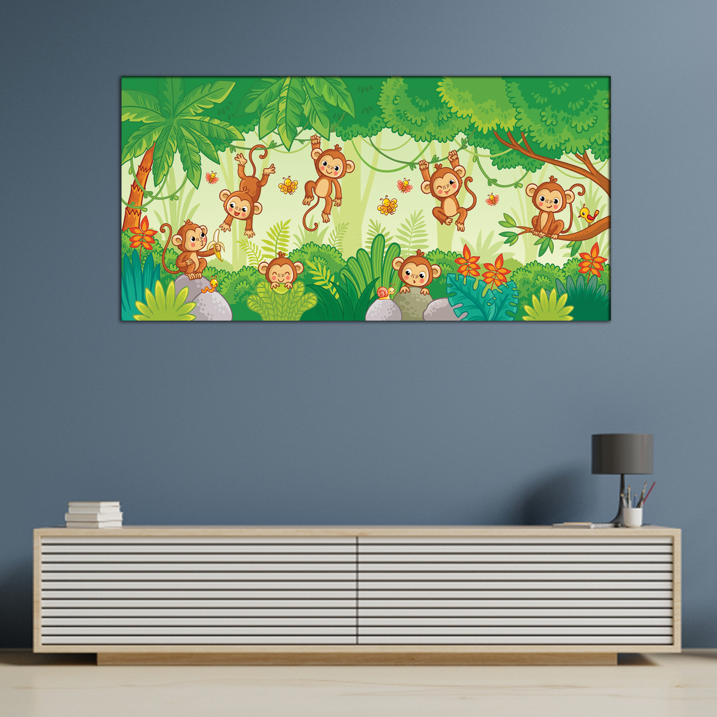 Monkey Canvas Print Wall Painting