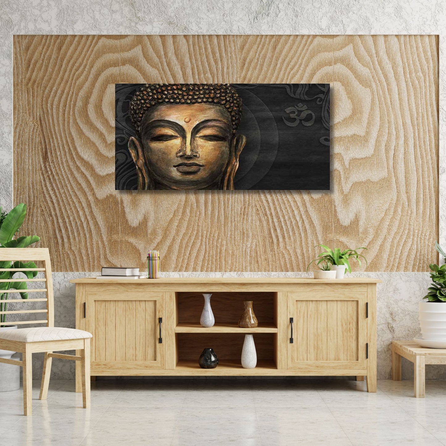 Radiant Mind buddha Canvas Wall Painting