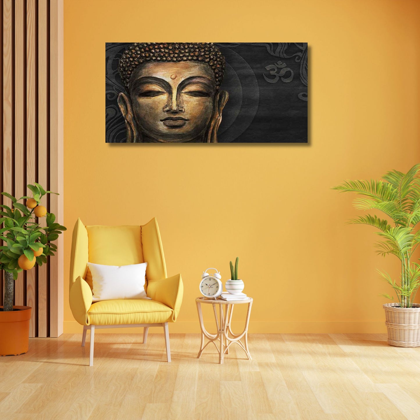 Radiant Mind buddha Canvas Wall Painting