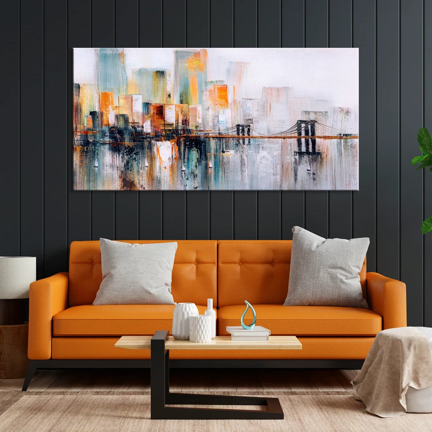 Beautiful Color Abstract Canvas Wall Painting