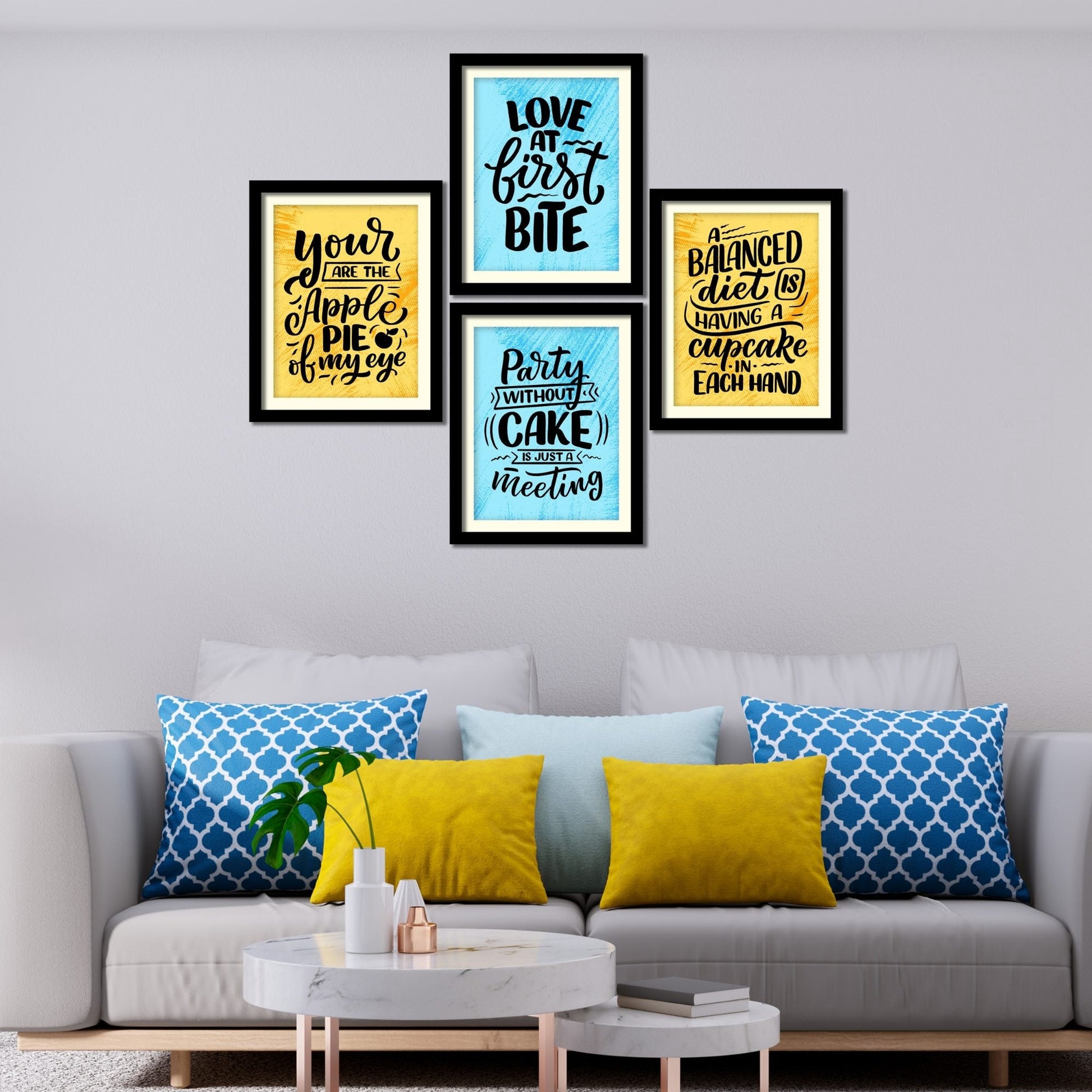 Food Lover Quotes Premium Wall Frame 