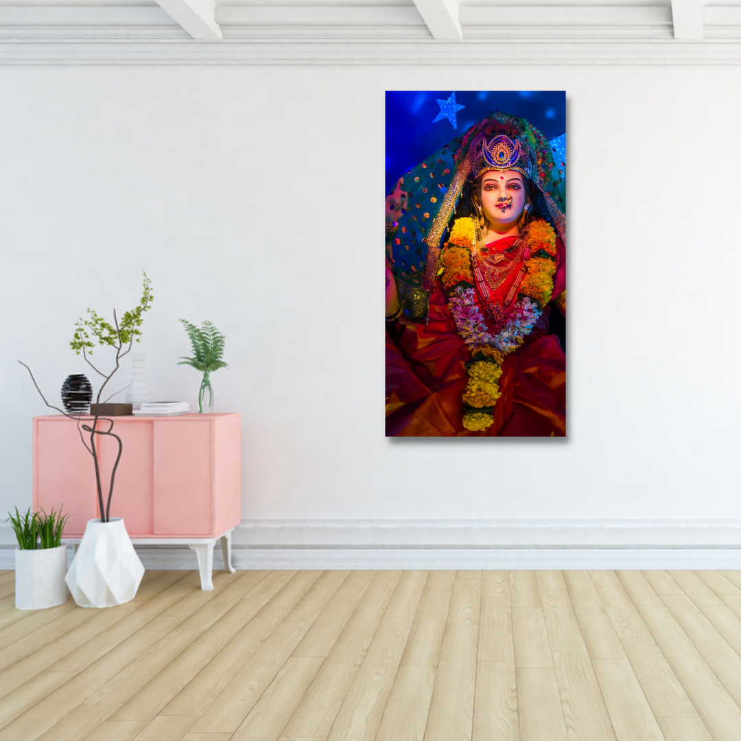 Durga Maa Canvas Wall Painting