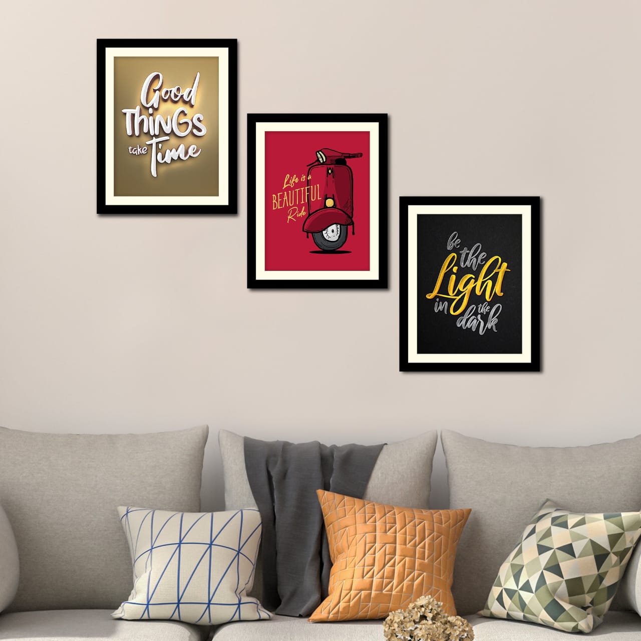 attractive motivational photo picture wall frame