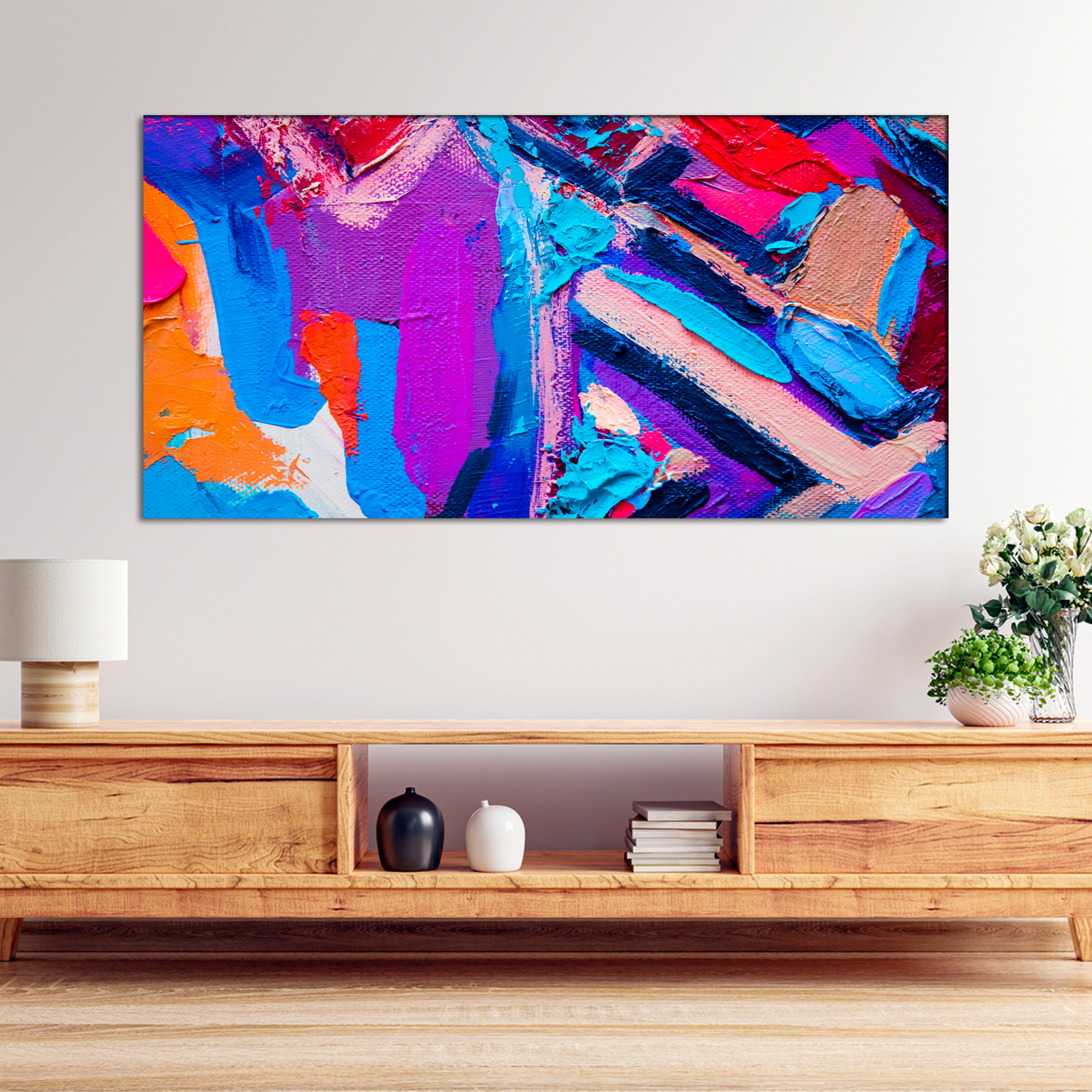 Colorful Abstract premium Canvas Wall Painting