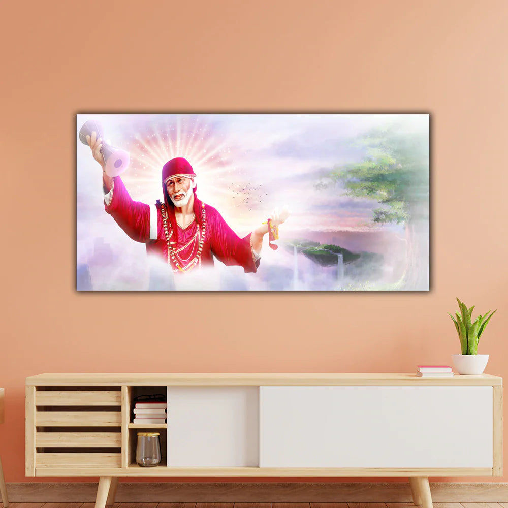 Shirdi Sai Baba Canvas Wall Painting