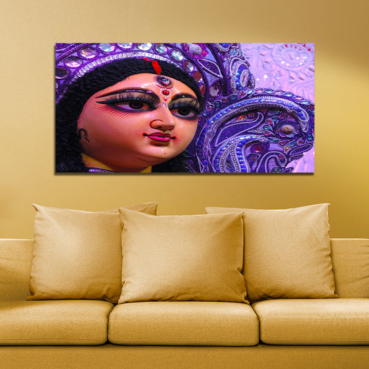 Durga Devi Canvas Print Modern Wall Painting
