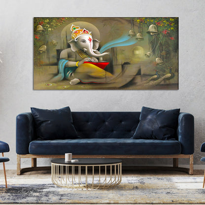 Beautiful Lord Ganesha Wall Painting for Home decor