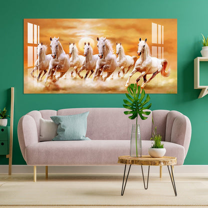 Seven horse Acrylic wall Art