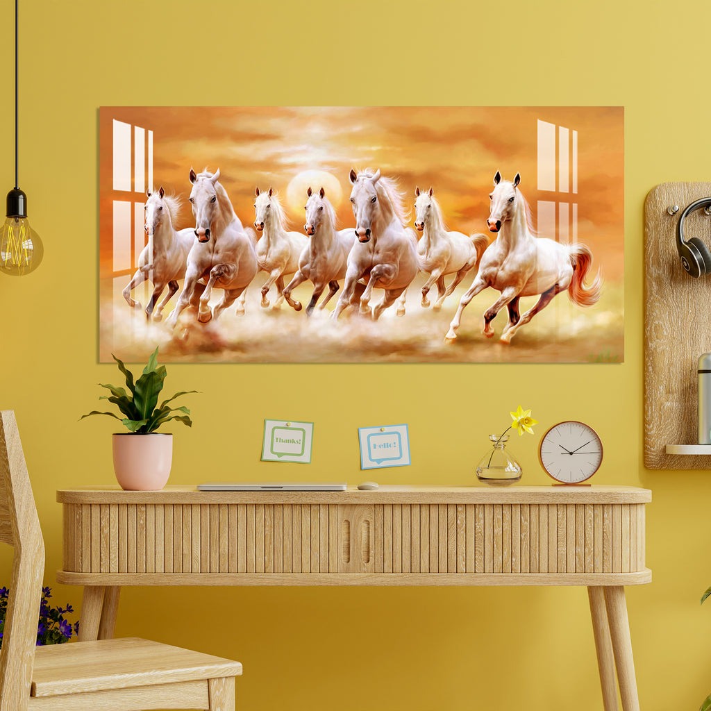 Seven horse Acrylic wall Art