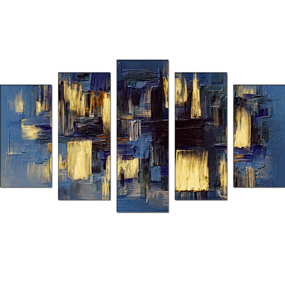 Abstract art MDF wall panel painting