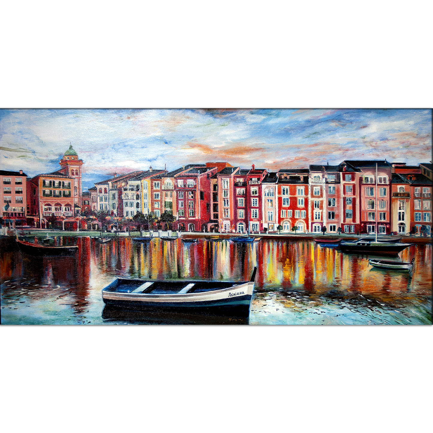 The Sunset Canvas Print Wall Painting