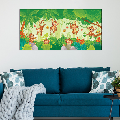 Monkey Canvas Print Wall Painting