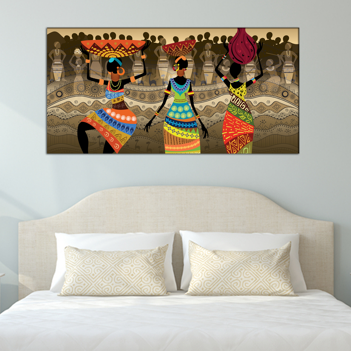 Modern Art Women Canvas Print Wall Painting