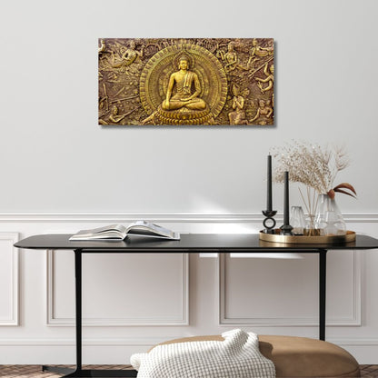 Gautam Buddha Canvas Wall Painting