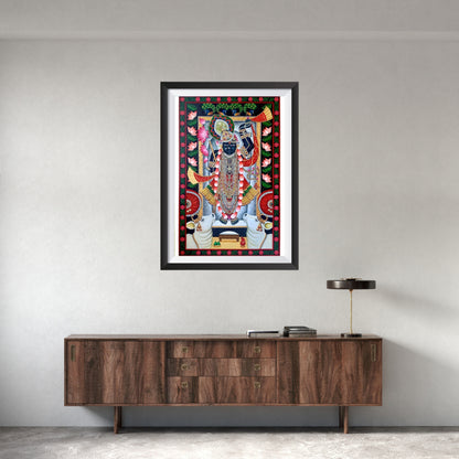 Shrinath Ji Handmade Canvas Wall Frame