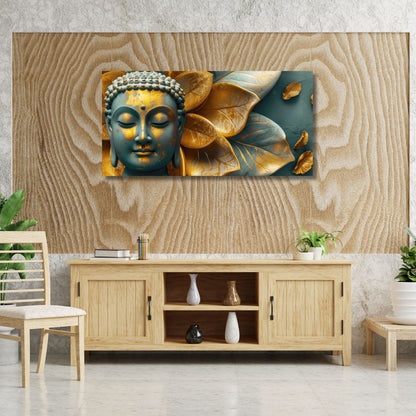 Peace Within Buddha Canvas Wall Painting