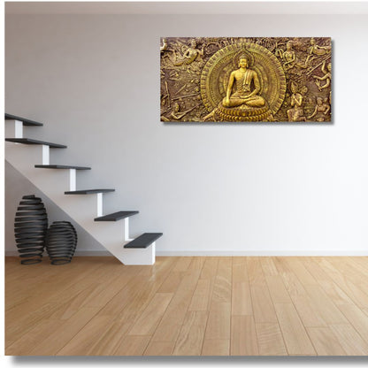 Gautam Buddha Canvas Wall Painting