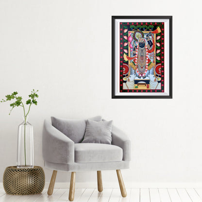 Shrinath Ji Handmade Canvas Wall Frame