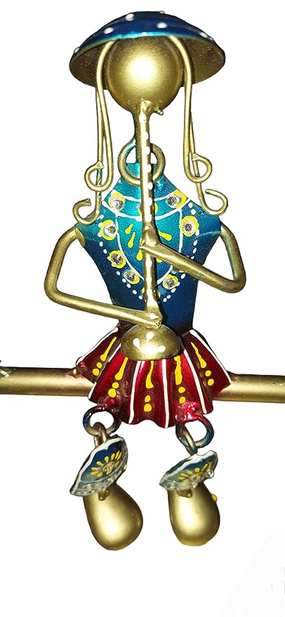 handmade rajasthani musician iron doll