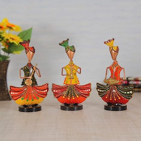 Rajasthani Musicians Handicrafts iron dolls