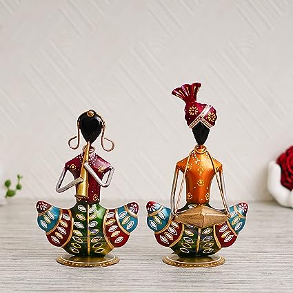 Beautiful Handicrafts tribal rajasthani iron dolls