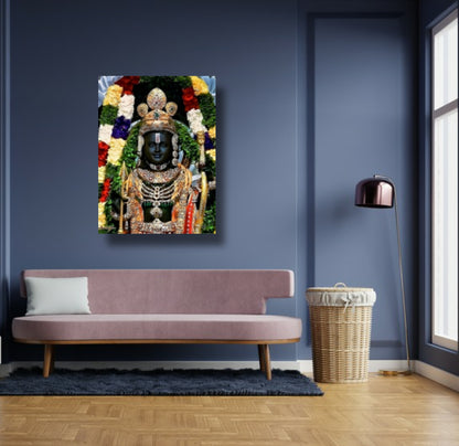 Shree ram murti canvas wall painting