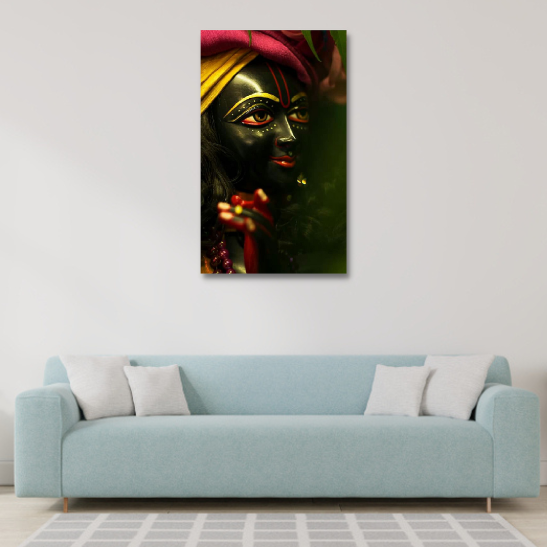 Lord Shyam/ Krishna Religious Canvas Wall Painting