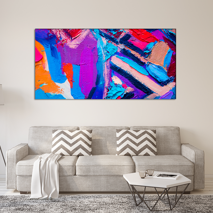 Colorful Abstract premium Canvas Wall Painting