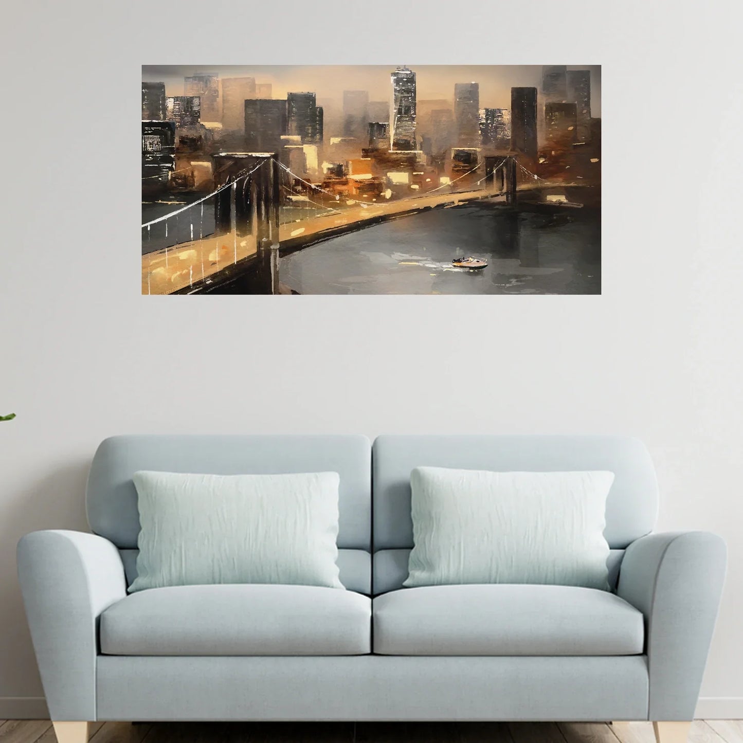 Golden Gate Bridge Abstract Canvas painting