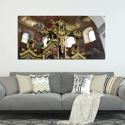 Jesus Cross Modern Canvas Wall Painting