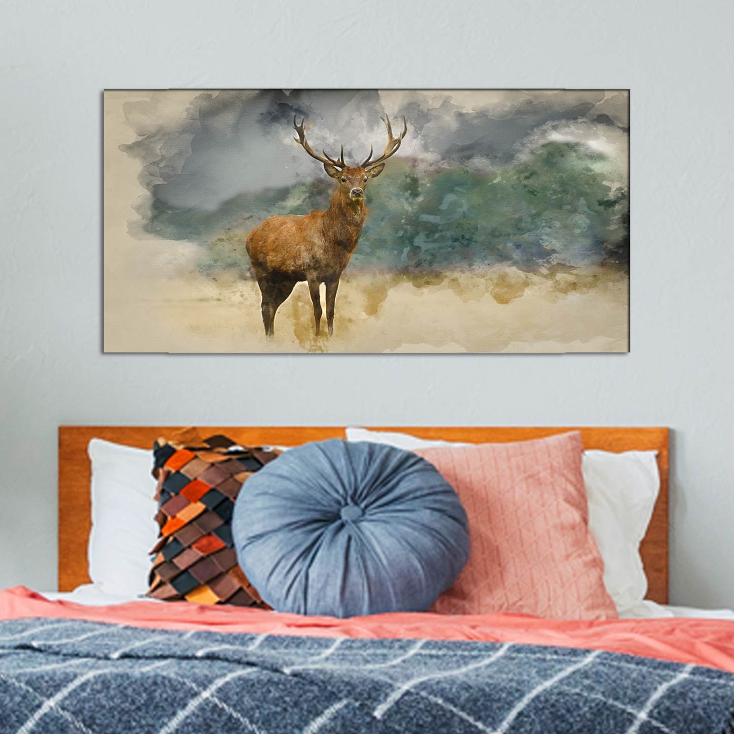 Beautiful Deer Animal Canvas Wall Painting