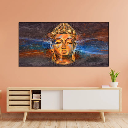 Gautam Buddha Canvas Wall Painting