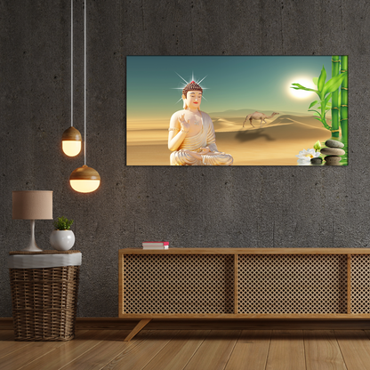 God Buddha Canvas Wall Painting