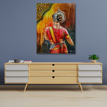 Rajasthani Traditional Art Print Canvas Wall Painting