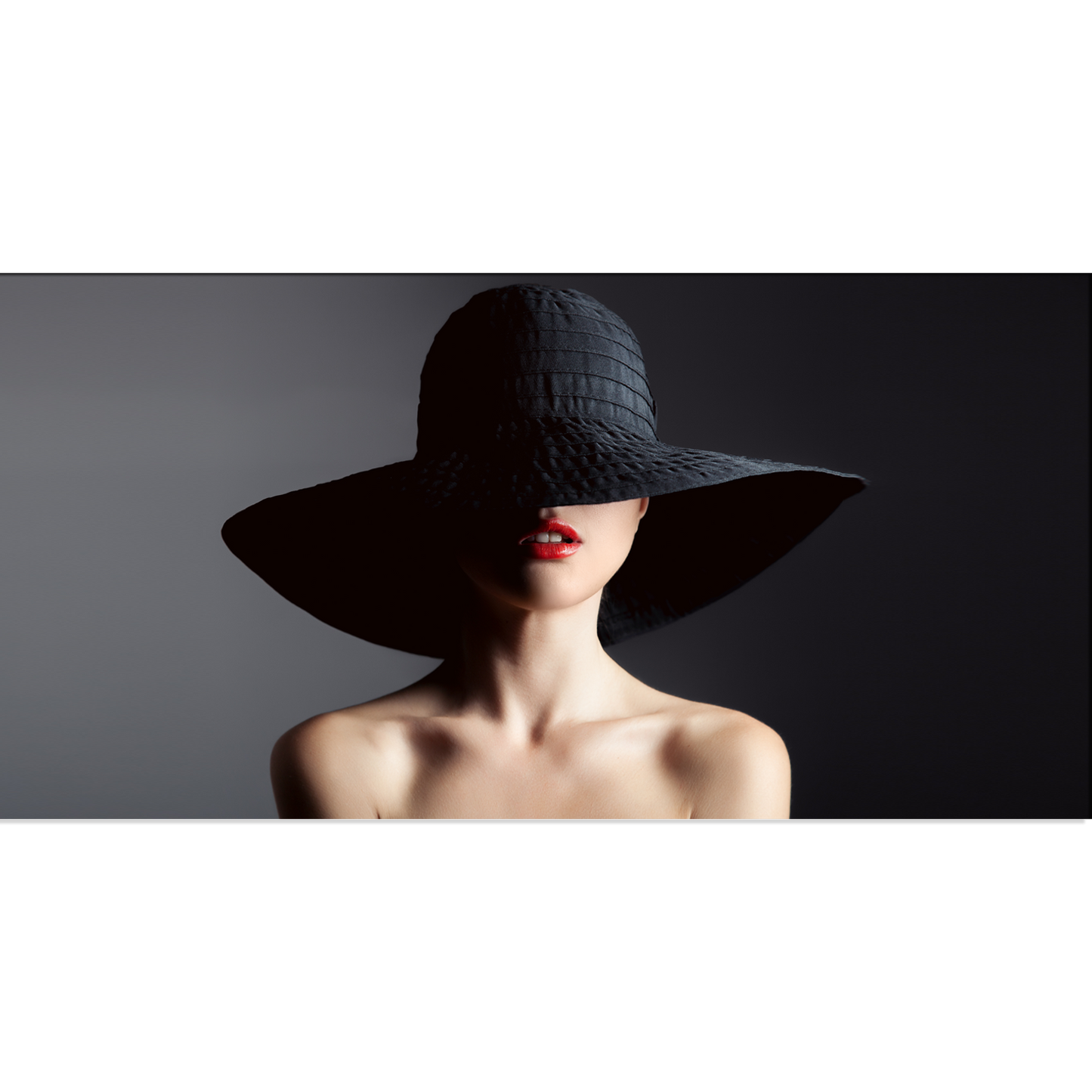 Woman in Hat Canvas Print Wall Painting