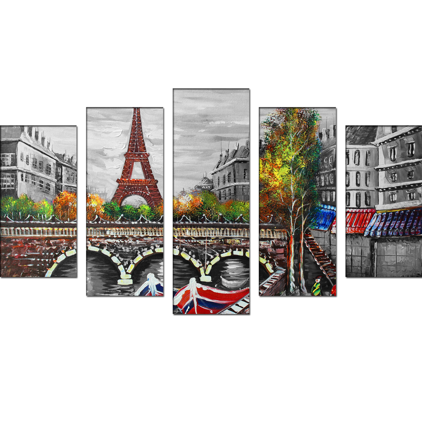 Eiffel Tower Sea View Paris MDF Panel Painting
