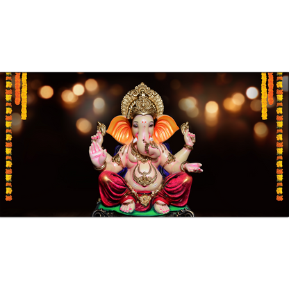 Lord Ganesh Religious Canvas Print Wall Painting