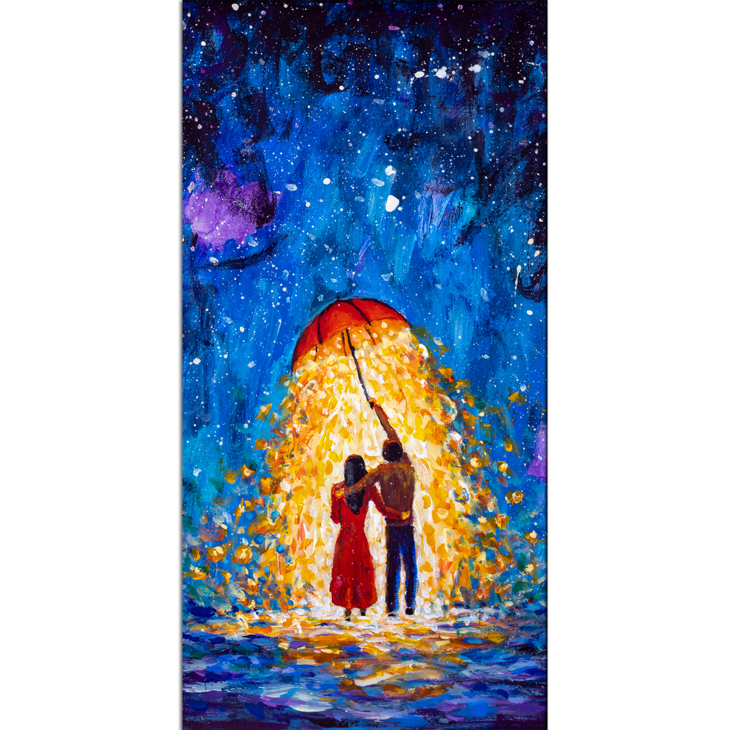 Romantic Couple Canvas Print Wall Painting