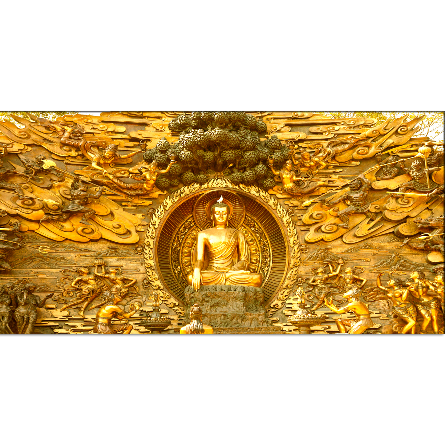 Gautam Buddha Canvas Print Wall Painting