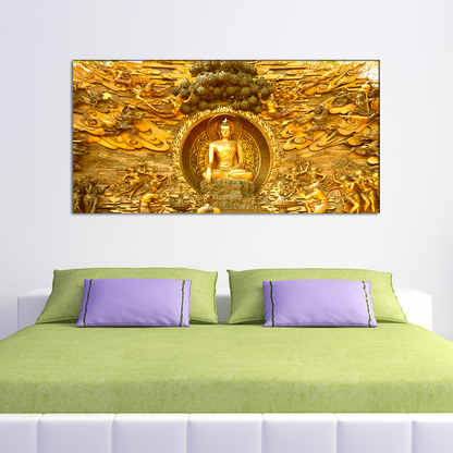 Gautam Buddha Canvas Print Wall Painting