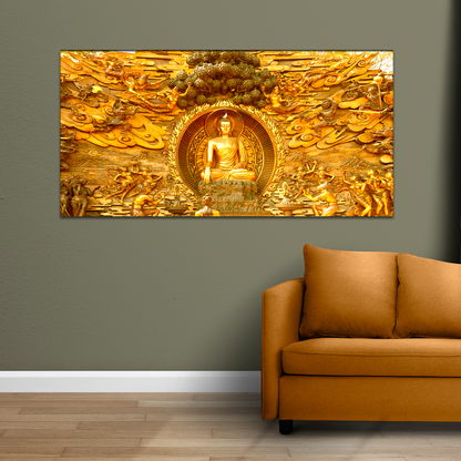 Gautam Buddha Canvas Print Wall Painting