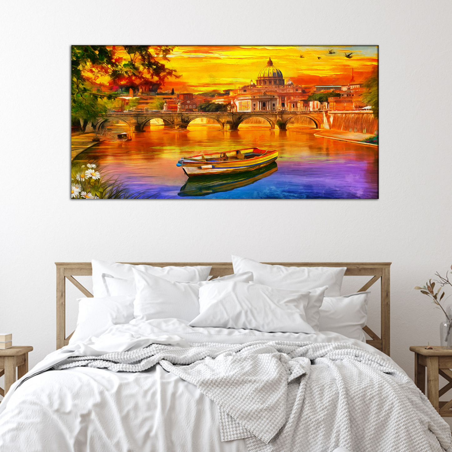 Sunset View Canvas Print Wall Painting