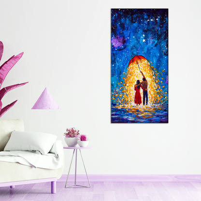 Romantic Couple Canvas Print Wall Painting