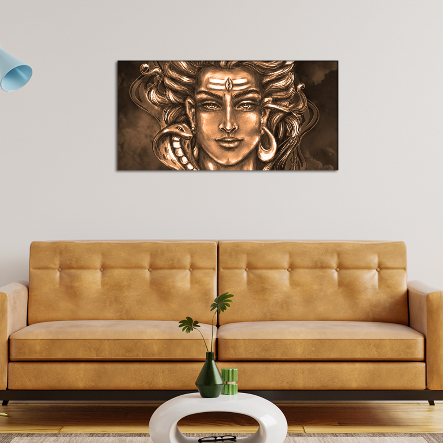 golden canvas of Lord shiva