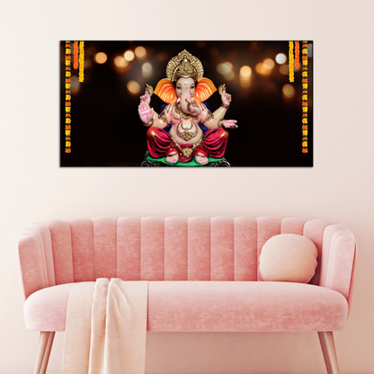 Lord Ganesh Religious Canvas Print Wall Painting