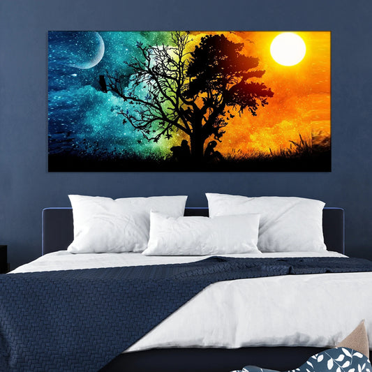 Beautiful Sunset Painting Canvas Wall Painting