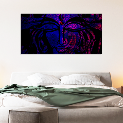 Canvas Print Wall Painting of Lord Shiva Mandala